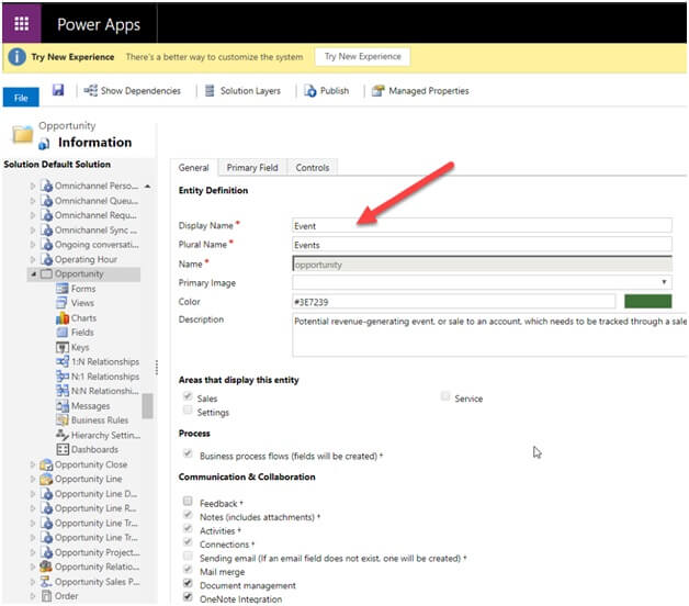 Microsoft Dynamics 365 Tutorial - Edit System Entity Messages