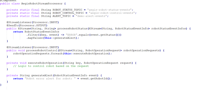 AegisRobotStreamProcessor.java