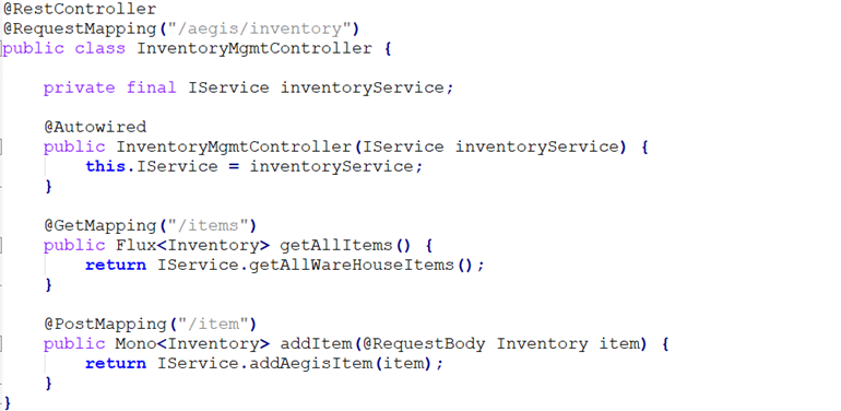  InventoryMgmtController.java 